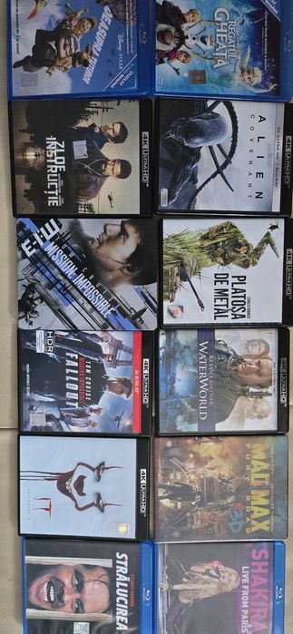 Filme blu-ray steelbook și 4k