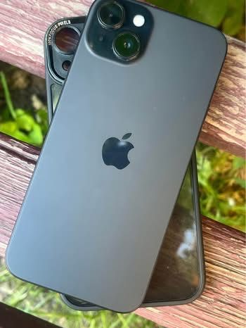 Vand - iPhone 15 plus , black titanium , 128 Gb , ca nou ,10/10.