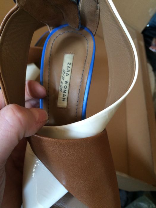 Sandale Zara 36 piele naturala noi