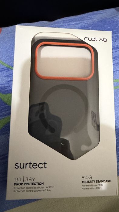 Husa Flolab Premium iphone 17 pro negru mat noua la cutie