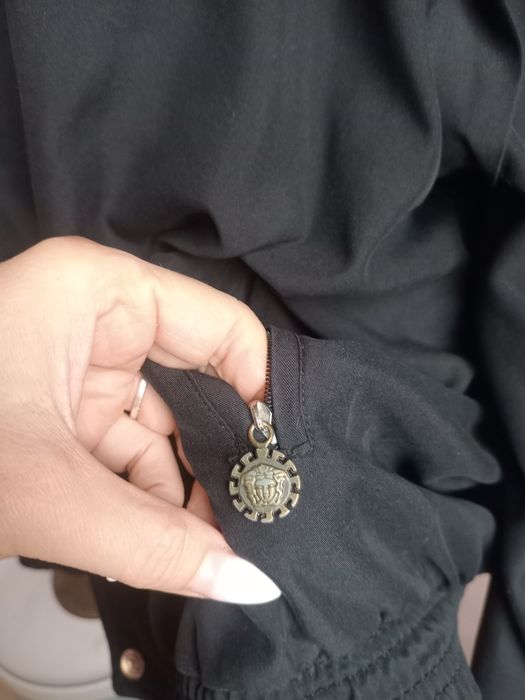 Bomber jacket/vesta Versace din bumbac fin