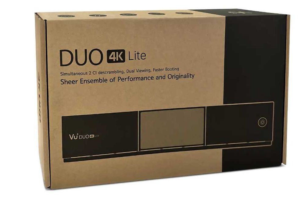 Receptor satelit VU+ Duo 4K Lite combo