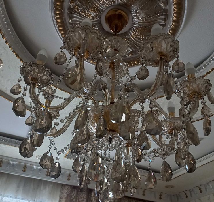 Люстра с хрустал.камнями