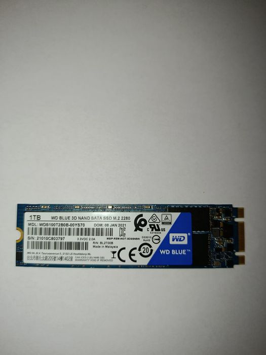 SSD 1TB M.2  ( 1000GB ) WESTERN  super rapid pt pc /  laptop