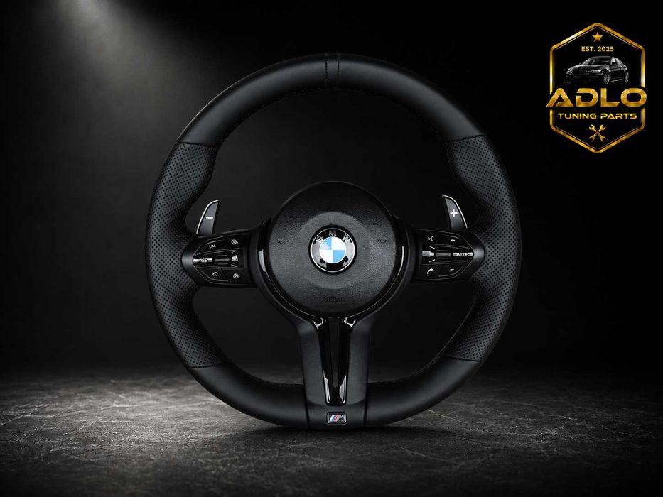 Volan Sport M BMW F10 F20 F30 F01  Seria 1 2 3 4 5 6 7 X1 X2 X3 X4 X5 X6 cu Padele