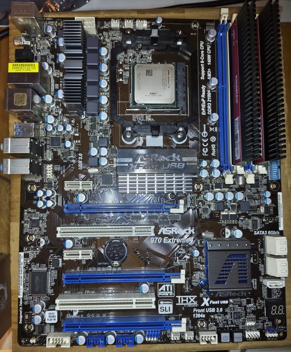 Placa de baza Asrock 970 Extreme4 + CPU si RAM