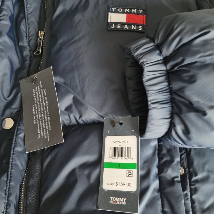 Яке и елек с пух 2в1 Tommy Jeans размер L, ново с етикет