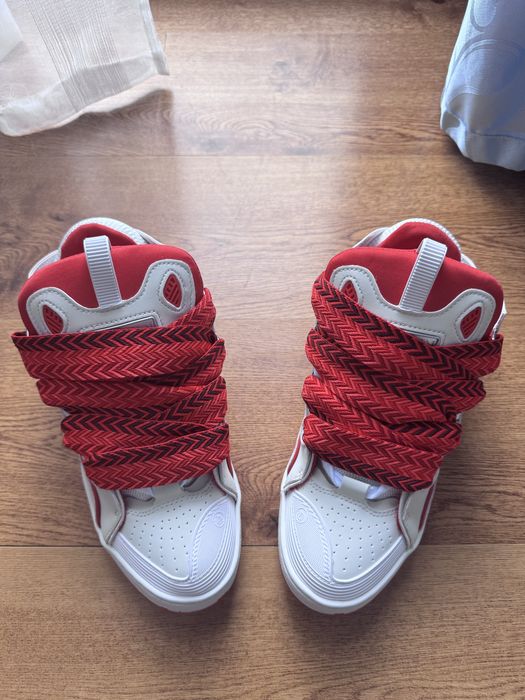 Lanvin Curb Sneakers roșii