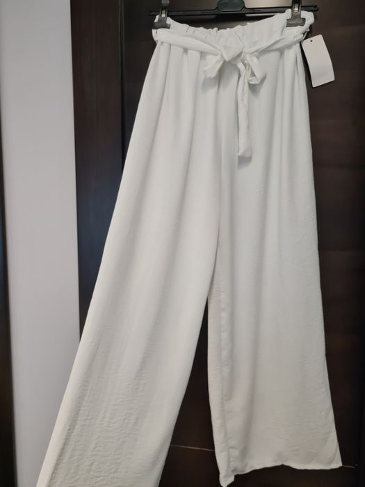 Pantaloni vară-Pantaloni lejeri-Pantaloni colorați- Pantaloni cu crac larg