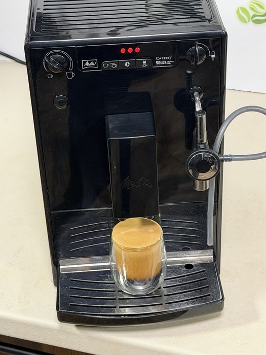 Кафемашина кафе автомат melitta solo milk с гаранция