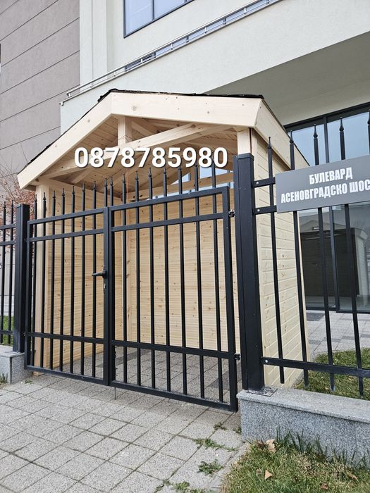 Дървени навеси Дървени бараки беседки козирка тераси конструкции