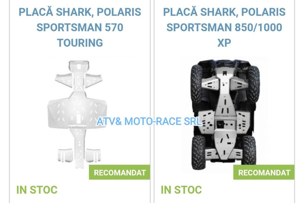 Scut aluminiu atv Can Am Polaris Tgb Linhai Cf moto