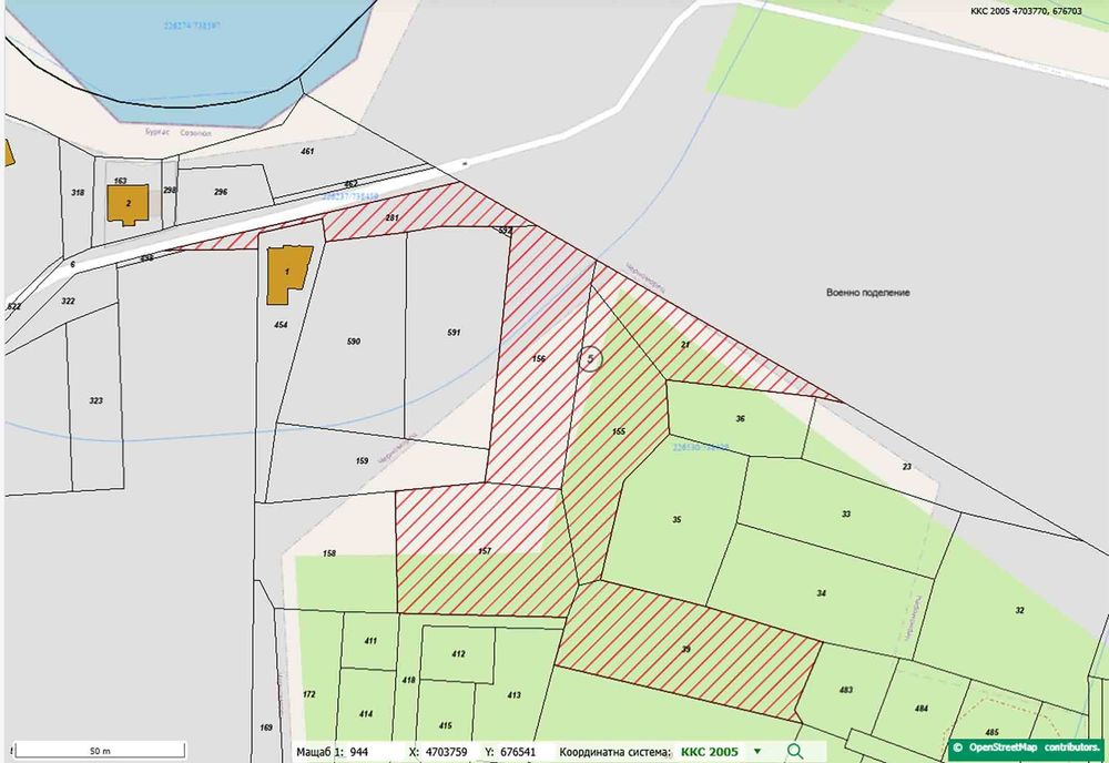 Продава се Парцел в Черноморец - 1948 кв.м за 51 €/кв.м - Снимка #7