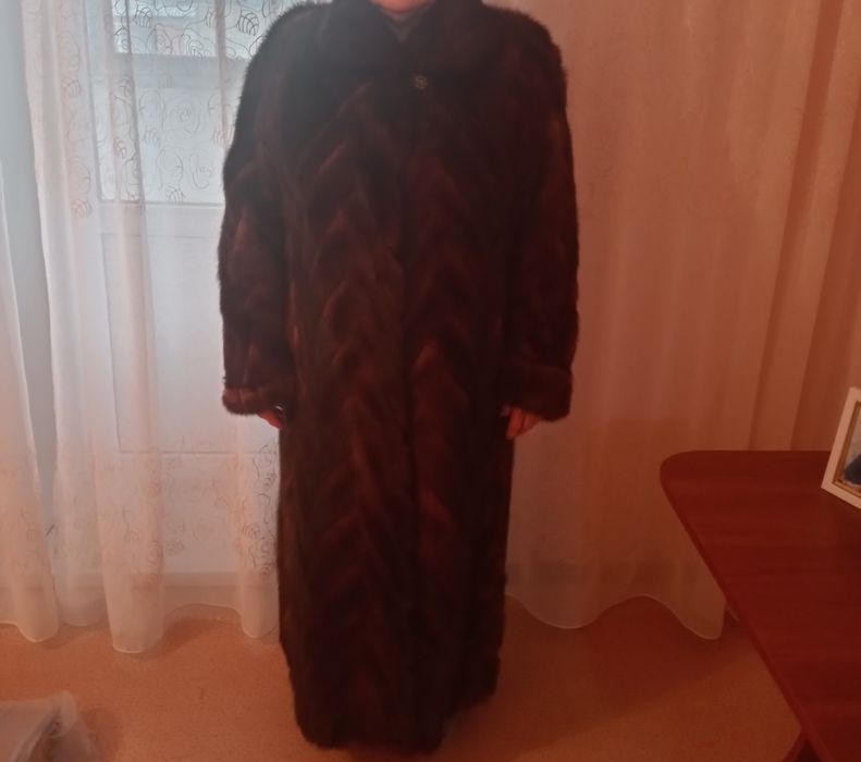 Шуба норковая, б/у