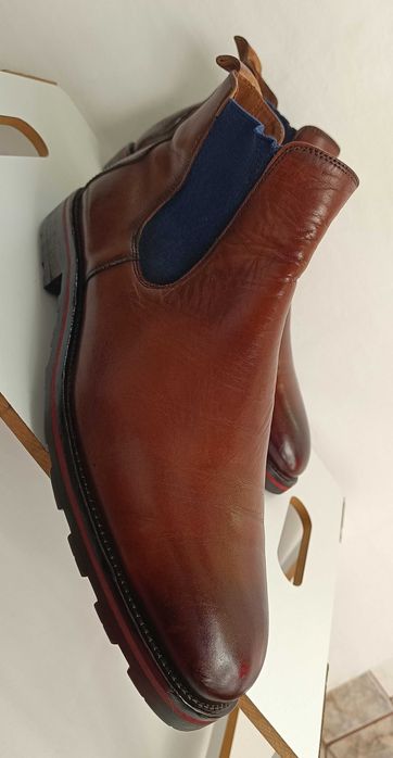 Ghete chelsea plain toe 42 LLOYD Germany piele naturala moale