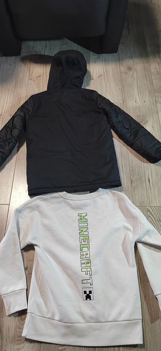 Adidas Celtic яке с подарък блуза Minecraft, размер 140 см, 9-10 г.