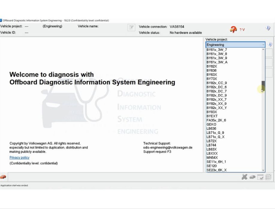 ODIS Service 25.0.1 + ODIS Engineering 19.0.1 VAS 6154/A/B VAG