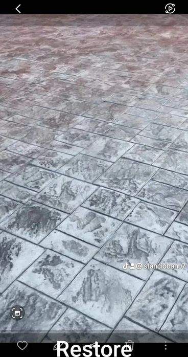 Beton amprentat Avans 0