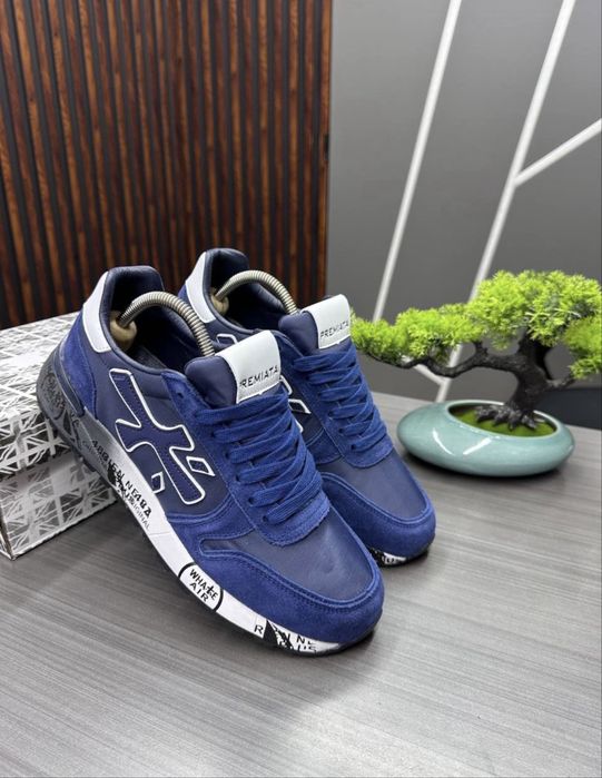 Premiata новые кроссовки замша nike