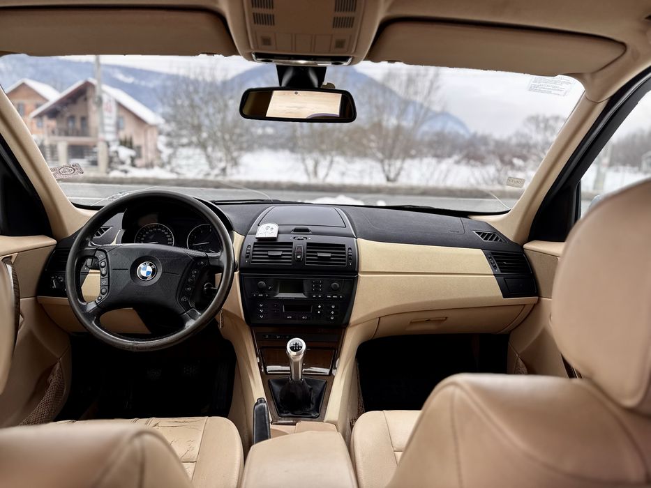 Bmw x3 - x drive - an 2006 - 2.0d 150 cp - interior piele crem -