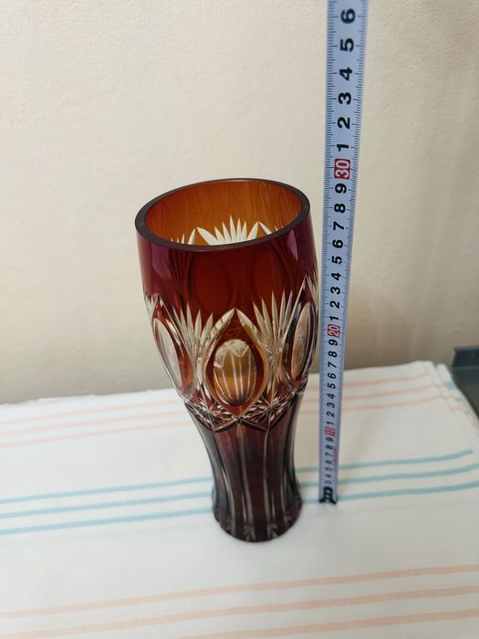 Ваза хрустальная.Посуда СССР.