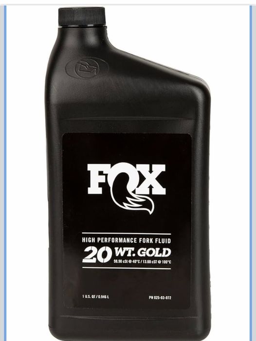 Масло для велосипедной вилки Fox 20WT gold и Motorex 5WT.