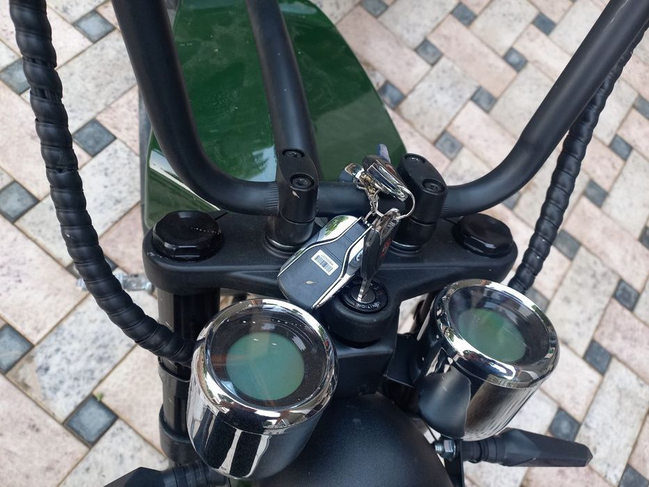 Электро скутер трех колёсный харли