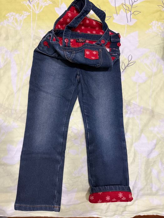 Salopetă cu căptușeală,5-6ani