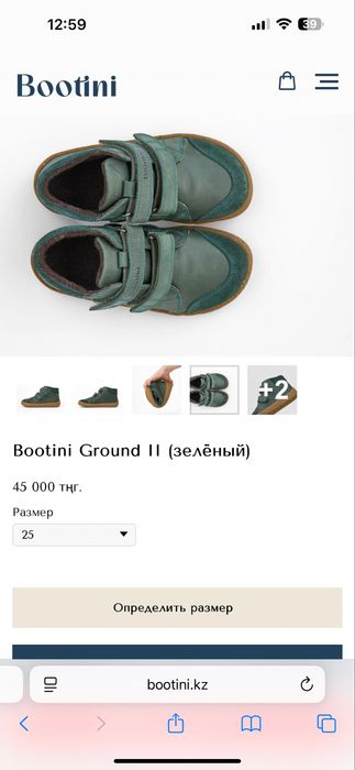 Демисезонные ботинки боссоногие Bootini Ground2, 27р