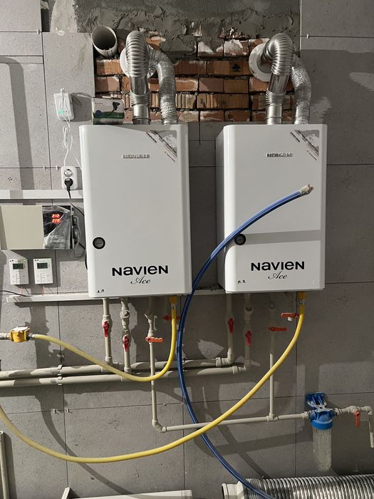 установка газовый котлов