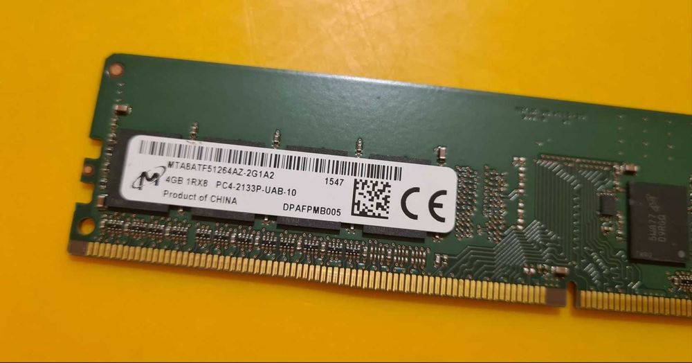 4GB DDR4 Desktop,1x4GB,Micron,2133Mhz,CL15,Single Sided