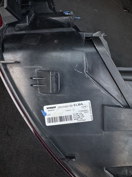 Set stopuri spate Dacia Logan 3 2021-2024 originale ELBA – stânga + dreapta