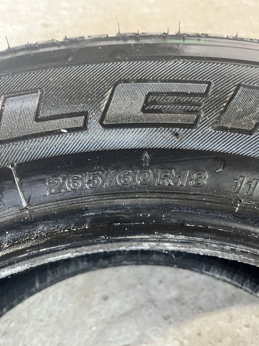 265/60/18 bridgestone dueler