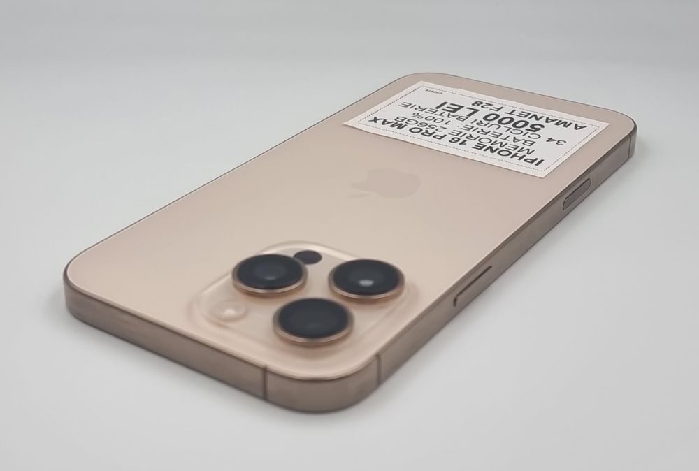 Amanet F28: Iphone 16 Pro Max 256 GB