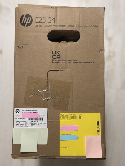 MONITOARE HP E23 G4 FHD Noi, Sigilate , In cutia originala