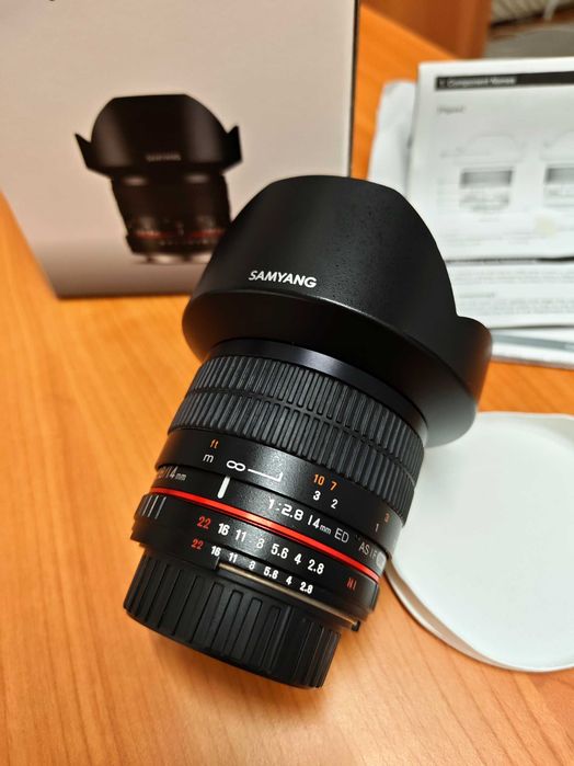 Samyang 14mm f/2.8 ED AS IF UMC pentru Nikon F