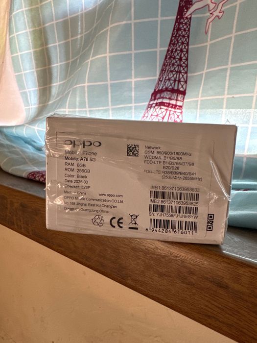 Жаңа OPPO A78 5G 8/256Gb черный