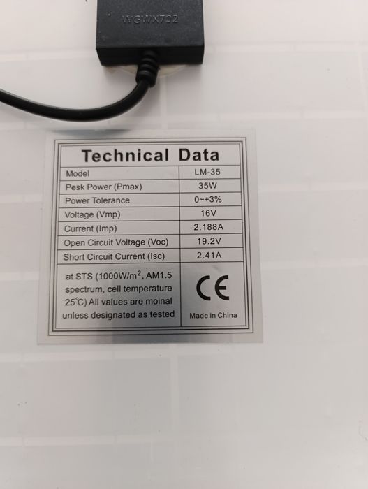 Солнечная панель 70 Вт.