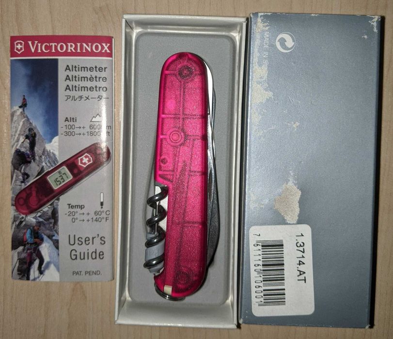 victorinox altimeter thermometer 1.3714 AT