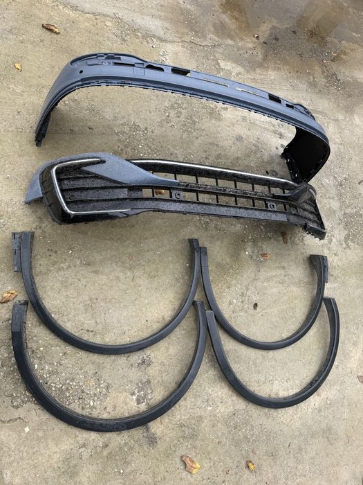 Spoiler grila bara fata ornamente aripa tiguan 2 facelift