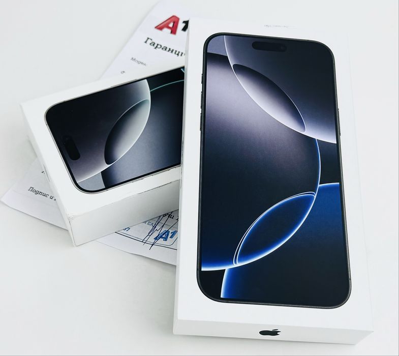 НОВ! Apple iPhone 16 Pro Max 512GB Black / White 2г. Гаранция!