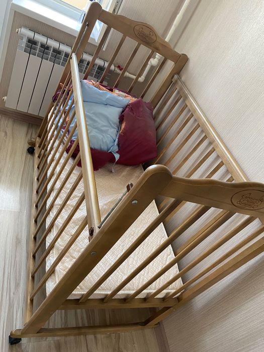 Детский манеж-кровать