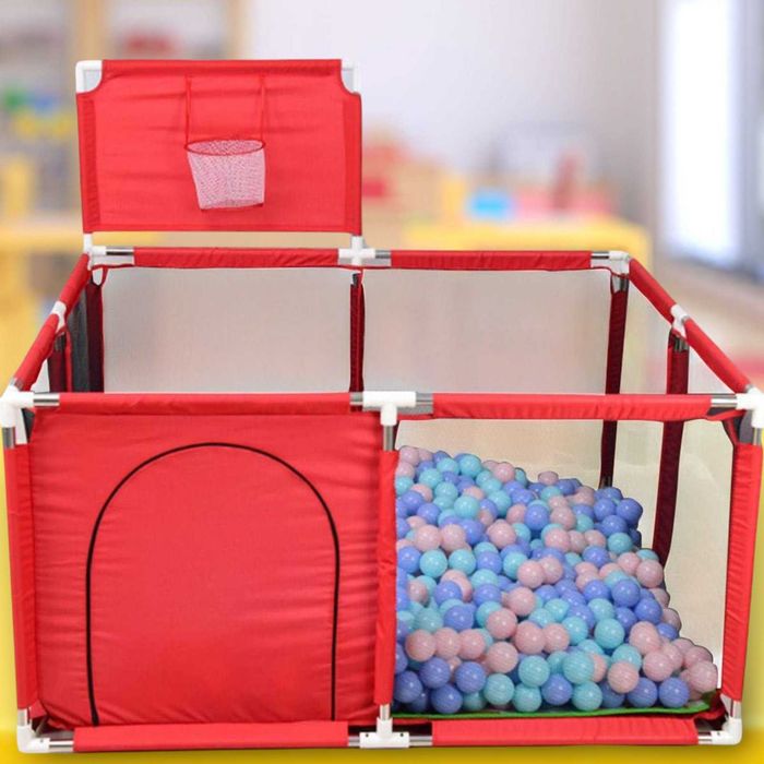 НОВИ! 128х128см Голяма кошара за игра / преграда за бебе заграждение