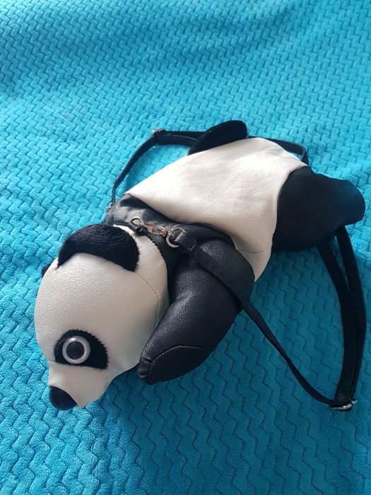 Сумка-панда кожаная