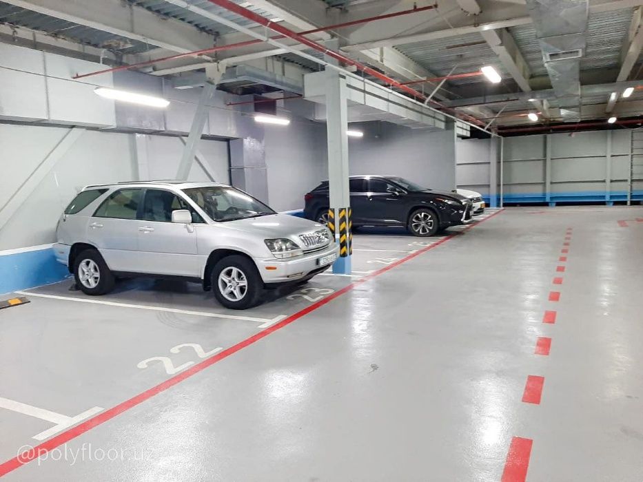 Эпоксидная краска для пола. Наливной пол. Турция