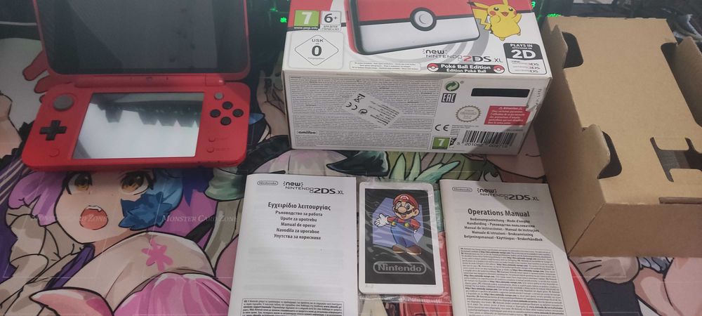 Nintendo 2DS XL Pokeball Edition – Колекционерско състояние (CIB)