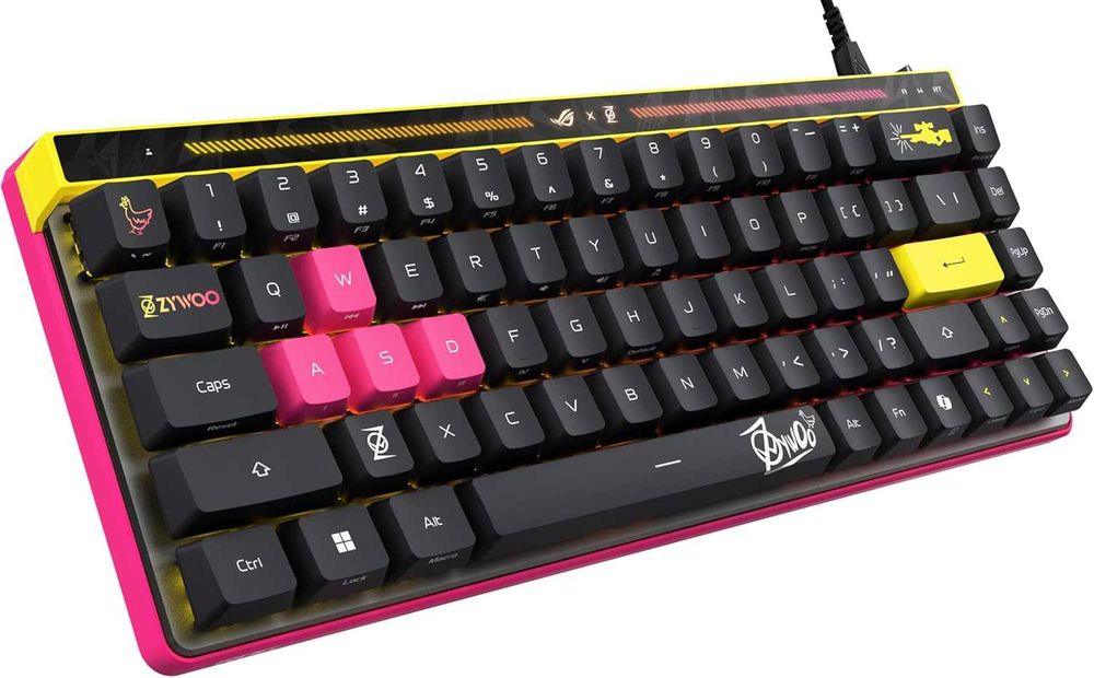 ASUS ROG Falchion Ace HFX Hall Effect Wired Gaming Keyboard – 65% TKL