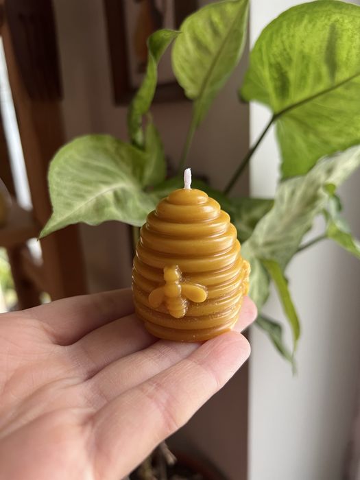 Lumanare din ceara de albine naturala