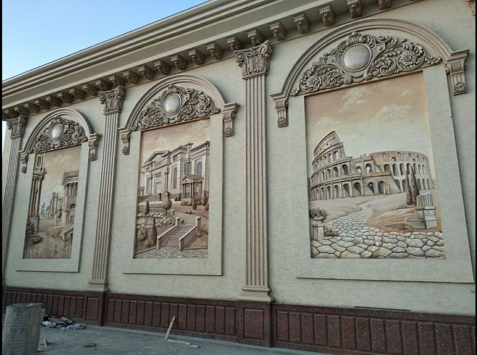 Художник, рассом, барелеф 3д. Роспись. Дизайн. Rassom, xudojnik, 3d