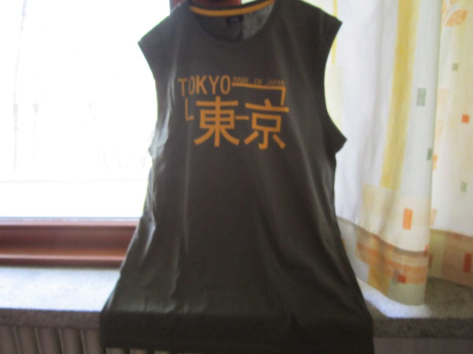 Нова мъжка тениска без ръкав 100% памук, №XXL